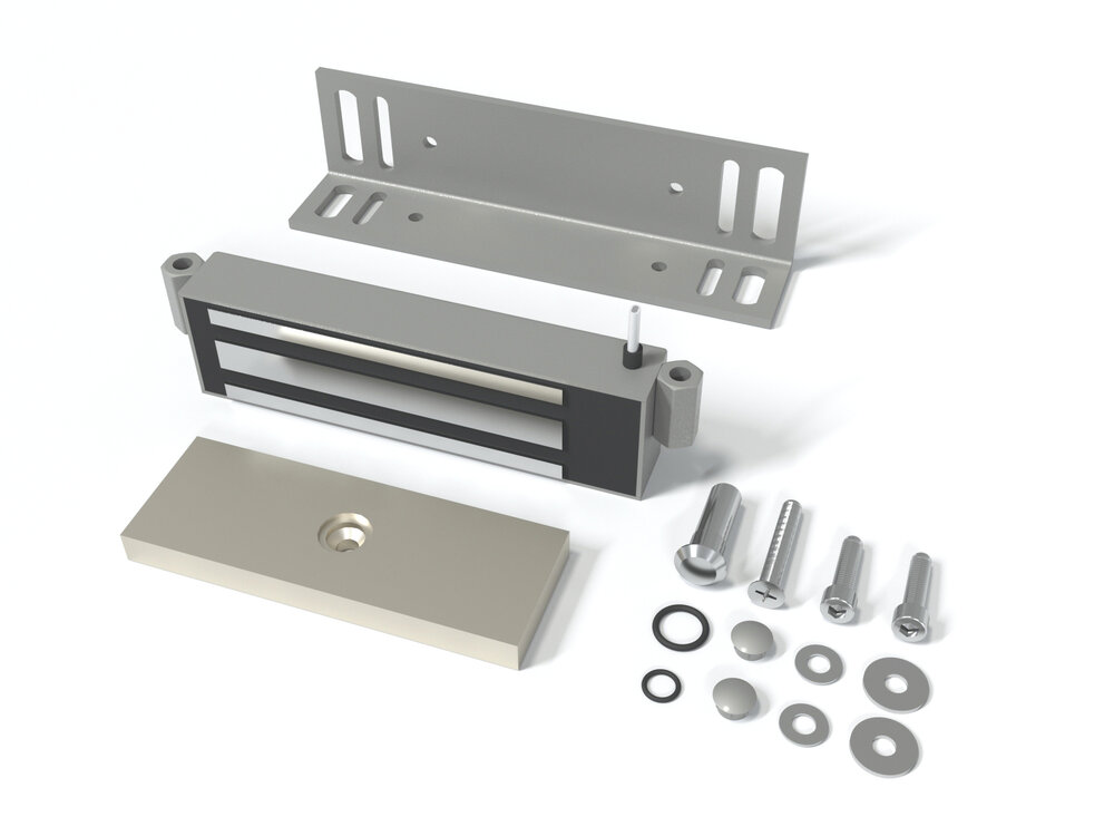 Замок электромагнитный VIZIT-ML250-111LG (Light Gray) Vizit